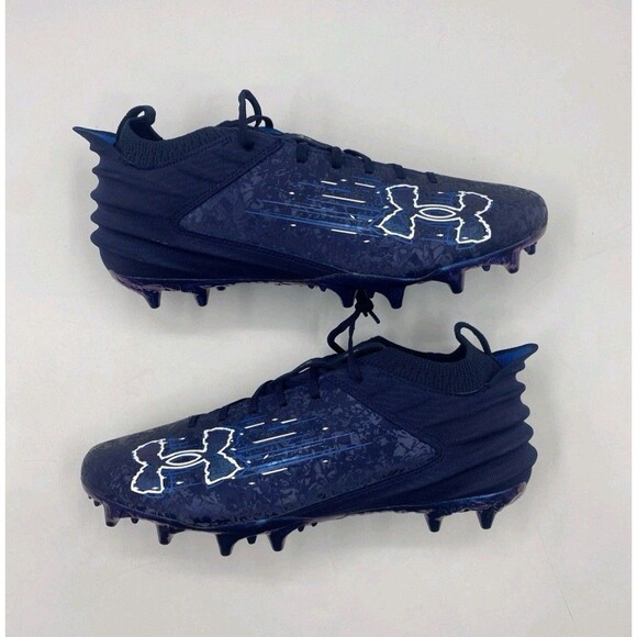 New Under Armour AU Blur Smoke Suede 2.0 MC Blue 3027978-401 Men’s Sizes 9.5 main image 5